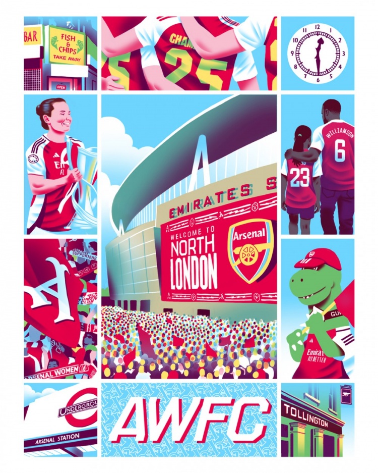 官方：阿森納女足下賽季聯(lián)賽+歐冠淘汰賽主場比賽在酋長球場進行