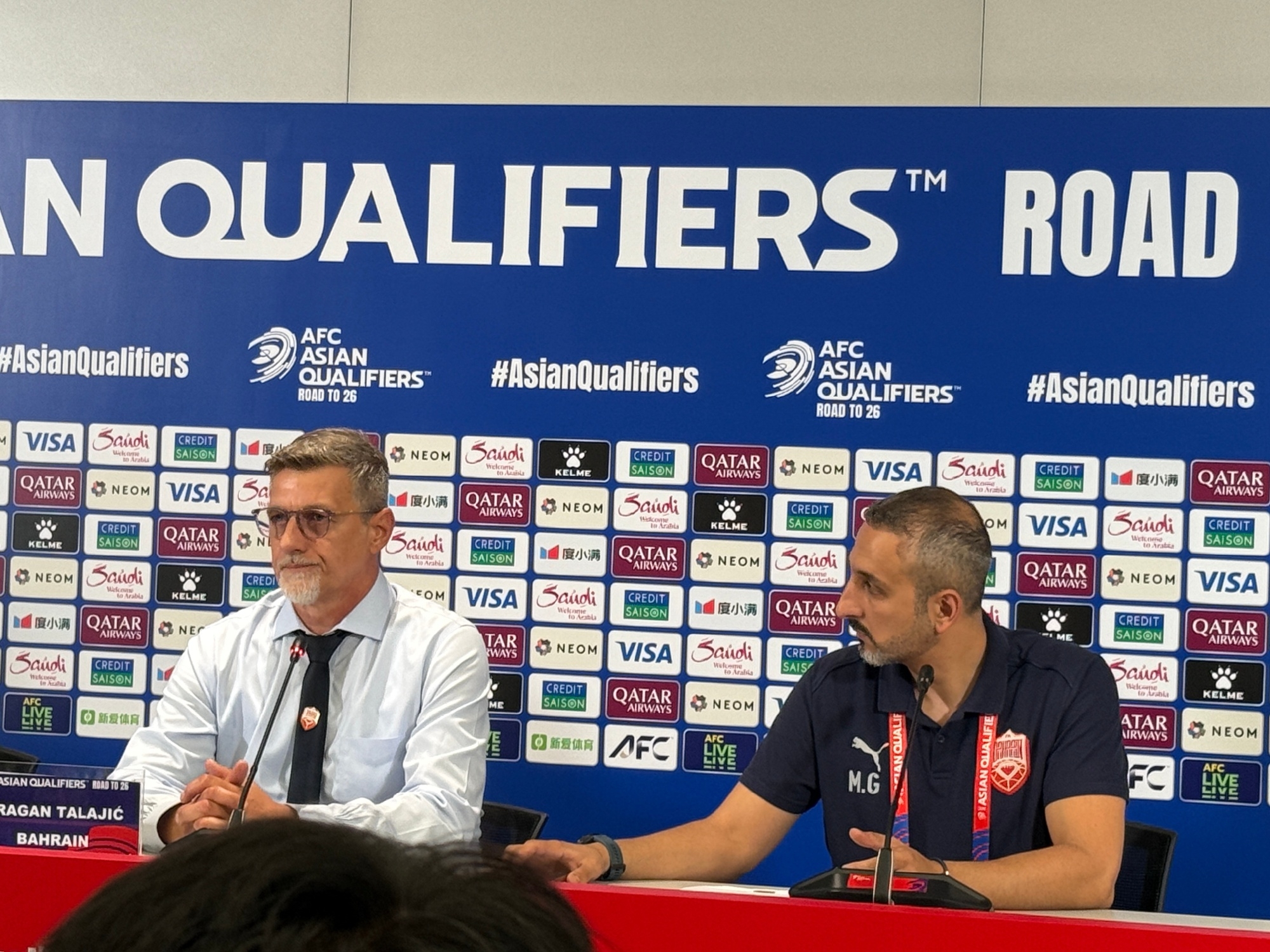 巴林主帥：祝賀中國隊，巴林最后階段犯錯讓中國隊將勝利收入囊中