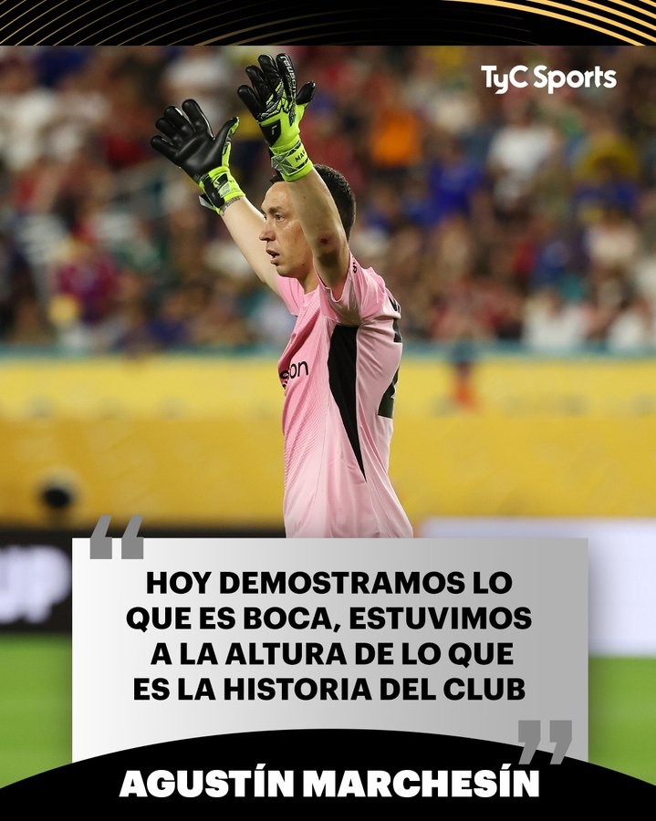 博卡門將：今天我們展現(xiàn)了博卡的精神，未能回饋球迷令我痛心