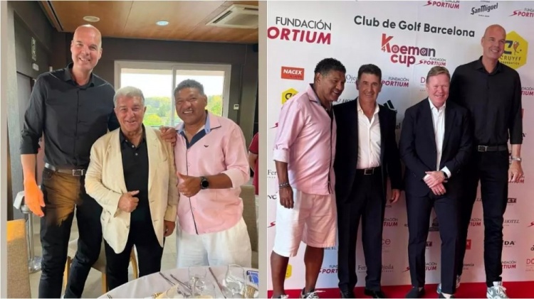 每體：拉波爾塔&羅納德-科曼共進晚餐，兩人關(guān)系已經(jīng)得到修補