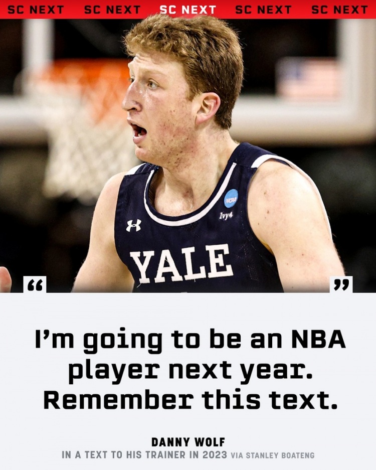 勵(lì)志哥！沃爾夫大一僅2+2數(shù)據(jù) 后兩年打出身價(jià)最終27位被選中