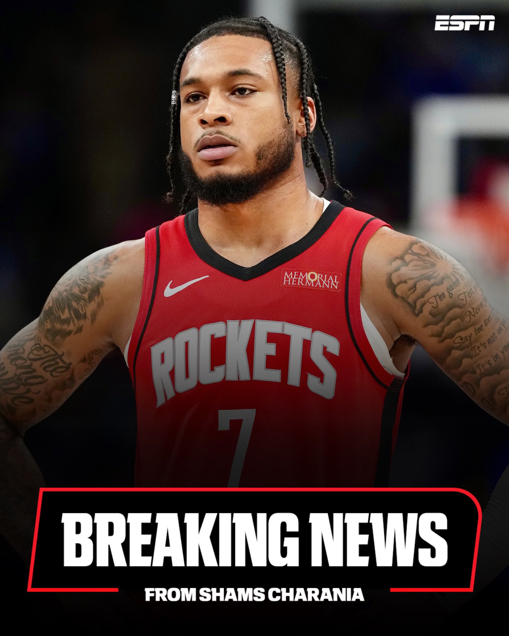 遠(yuǎn)赴華盛頓~惠特摩爾為火箭出戰(zhàn)98場常規(guī)賽 場均17.4分鐘砍10.8分