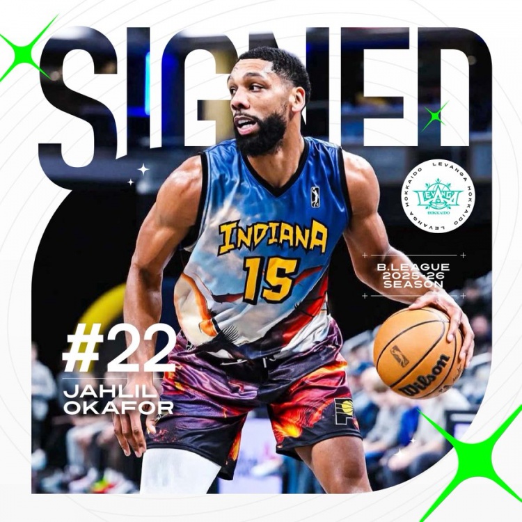 15年NBA探花&CBA舊將！奧卡福加盟日本B聯(lián)賽俱樂部北海道