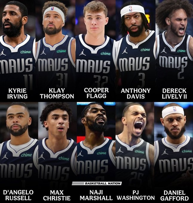 獨行俠媒體曬照新賽季陣容：能排出兩套首發(fā) 陣容深度全聯(lián)盟第一