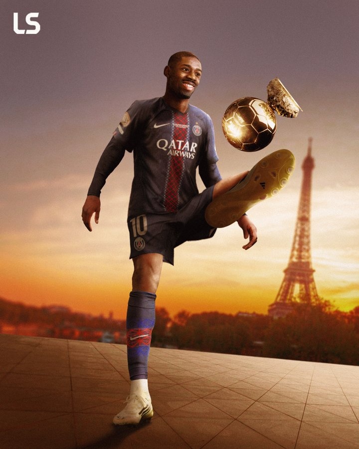 金球獎(jiǎng)?lì)A(yù)定？登貝萊2025年參與進(jìn)球數(shù)冠絕五大聯(lián)賽