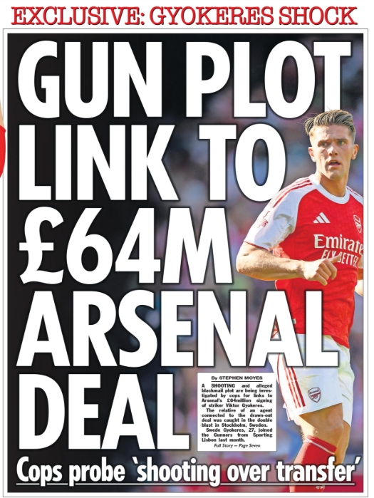 太陽報(bào)：約克雷斯經(jīng)紀(jì)人的親屬家中發(fā)生槍擊事件，瑞典警方正調(diào)查