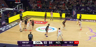亞洲杯官方社媒曬趙睿昨日神奇一擊：一記韋德式投籃終結(jié)了新西蘭