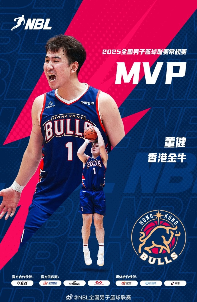 NBL常規(guī)賽MVP：中國香港金牛球員董健 最佳教練：熱夏提-克里木