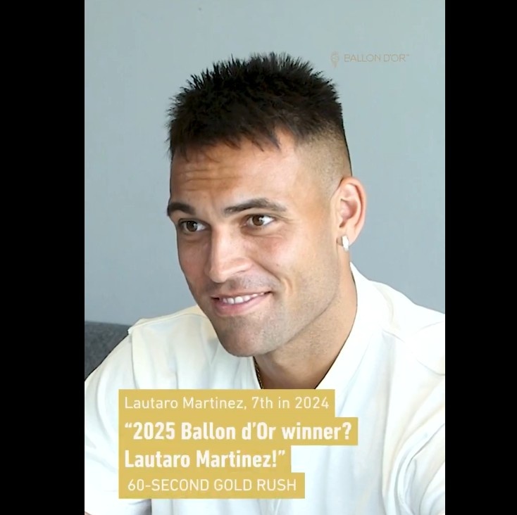 勞塔羅快問快答：共事過最佳助攻手？外星人梅西 2025金球獎(jiǎng)？我