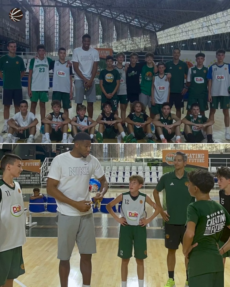 字母哥寄語(yǔ)小球員：小時(shí)候最重要的是努力 專注自己如何變得更好