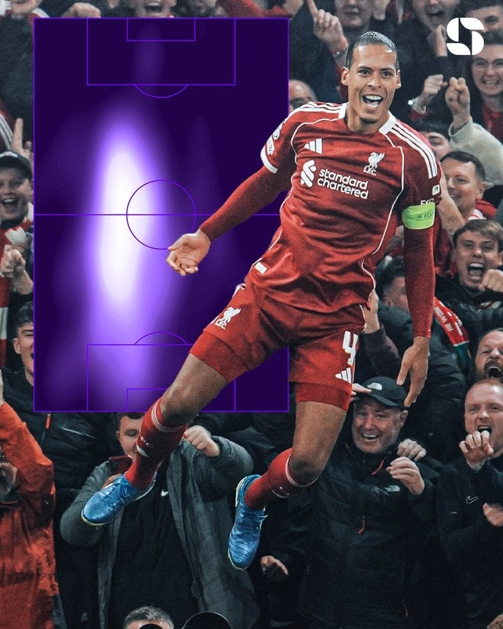 寶刀不老！34歲范迪克8解圍+6成功爭頂均為利物浦全隊(duì)之最